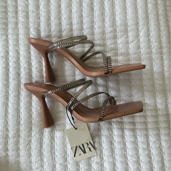 USED Zara heels size 38  7.5 US - Picture 6 of 6